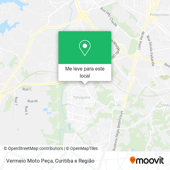 Vermeio Moto Peça mapa