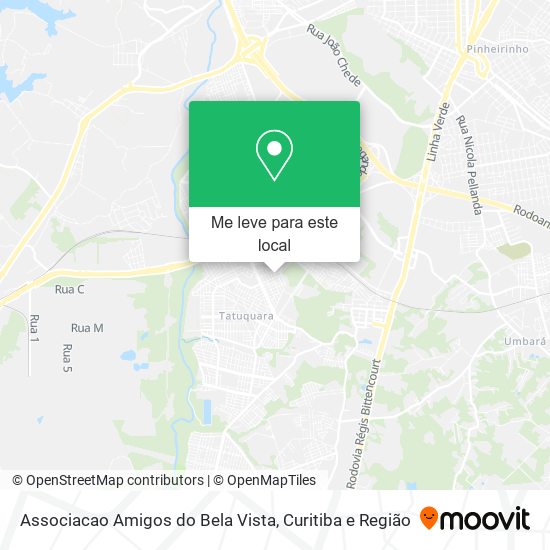Associacao Amigos do Bela Vista mapa