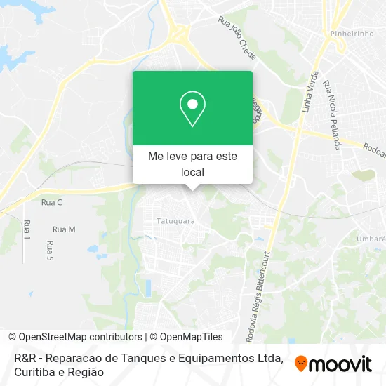 R&R - Reparacao de Tanques e Equipamentos Ltda mapa