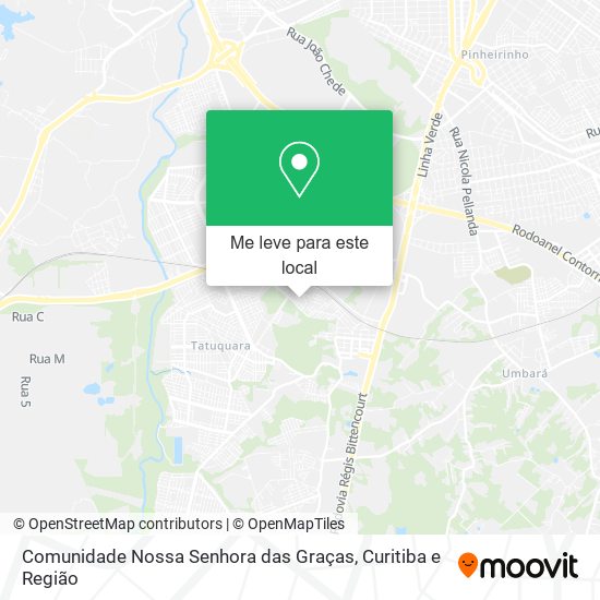 Comunidade Nossa Senhora das Graças mapa