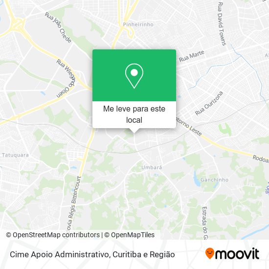 Cime Apoio Administrativo mapa