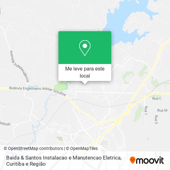 Baida & Santos Instalacao e Manutencao Eletrica mapa