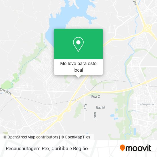 Recauchutagem Rex mapa