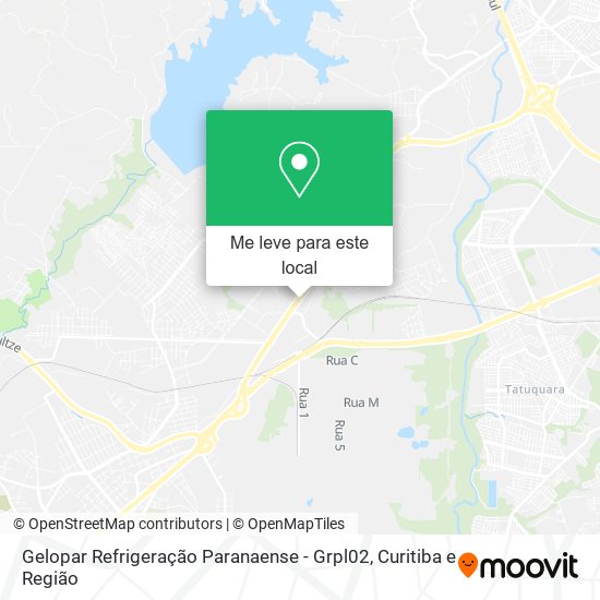 Gelopar Refrigeração Paranaense - Grpl02 mapa