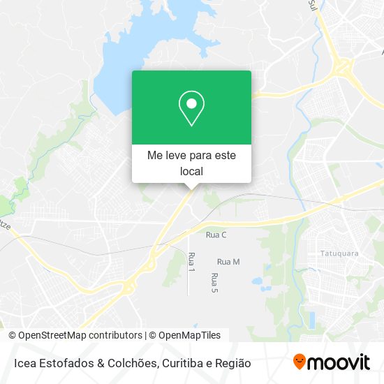 Icea Estofados & Colchões mapa