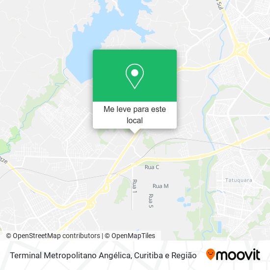 Terminal Metropolitano Angélica mapa