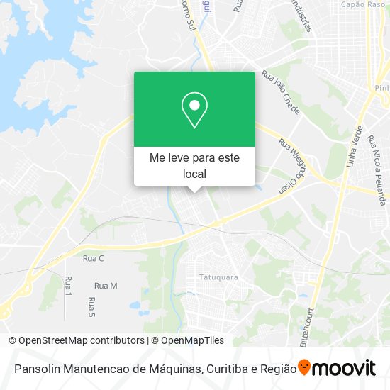 Pansolin Manutencao de Máquinas mapa