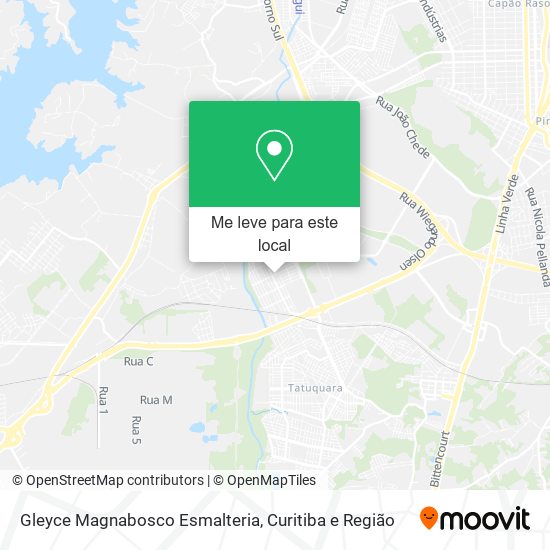 Gleyce Magnabosco Esmalteria mapa