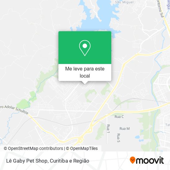 Lê Gaby Pet Shop mapa