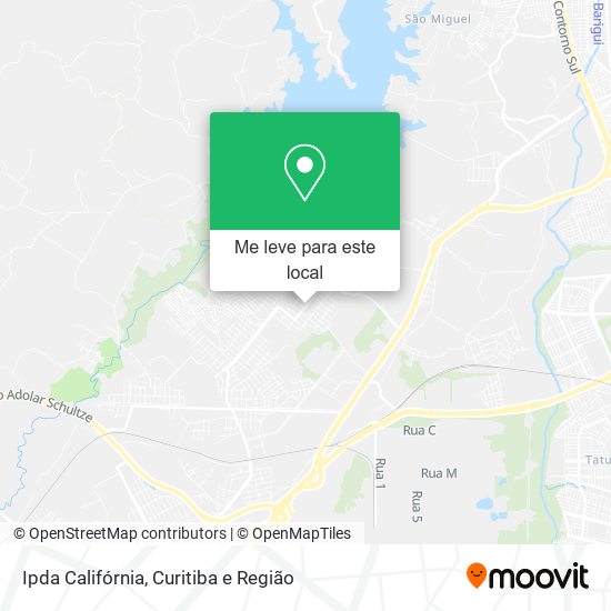 Ipda Califórnia mapa