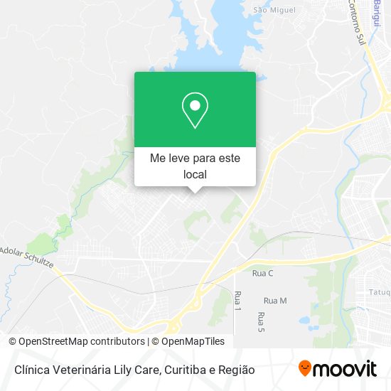 Clínica Veterinária Lily Care mapa