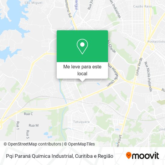 Pqi Paraná Química Industrial mapa