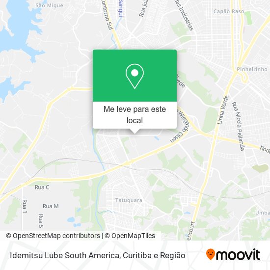 Idemitsu Lube South America mapa