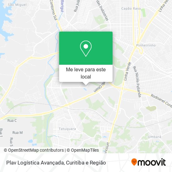 Plav Logística Avançada mapa