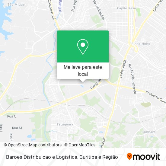 Baroes Distribuicao e Logistica mapa