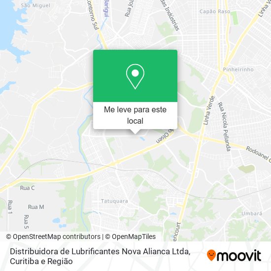 Distribuidora de Lubrificantes Nova Alianca Ltda mapa