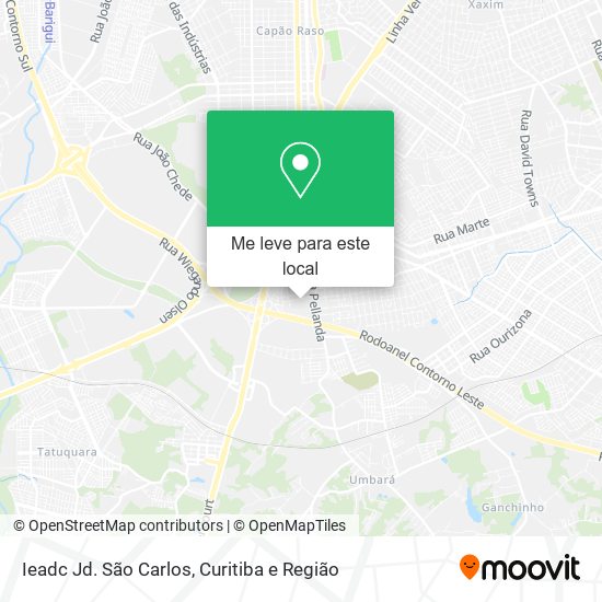 Ieadc Jd. São Carlos mapa