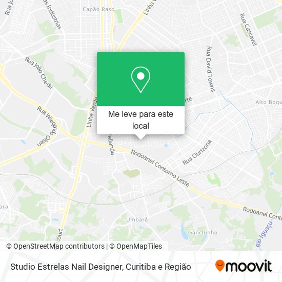 Studio Estrelas Nail Designer mapa