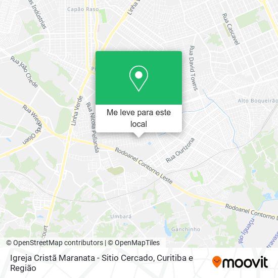 Igreja Cristã Maranata - Sitio Cercado mapa