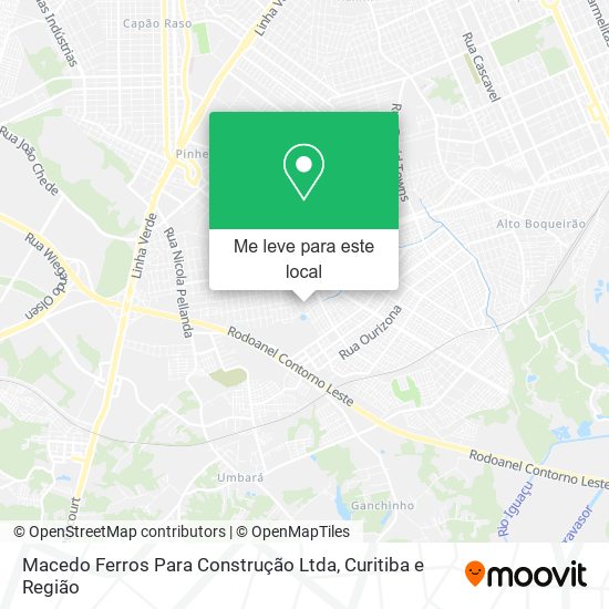Macedo Ferros Para Construção Ltda mapa