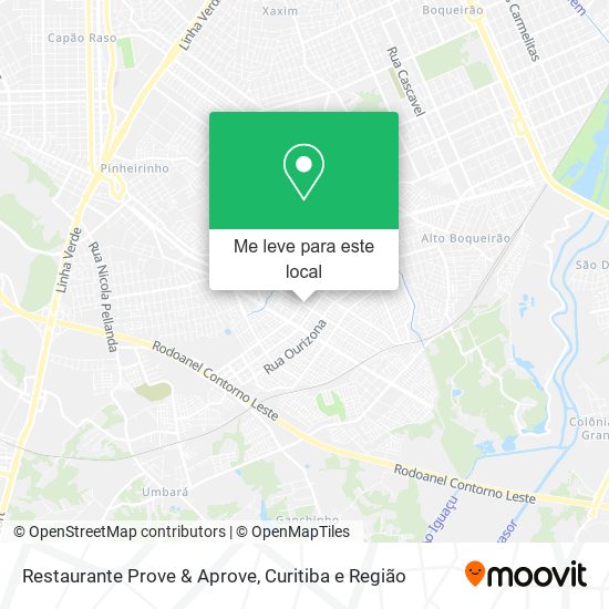 Restaurante Prove & Aprove mapa