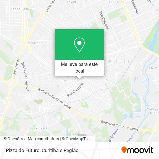 Pizza do Futuro mapa