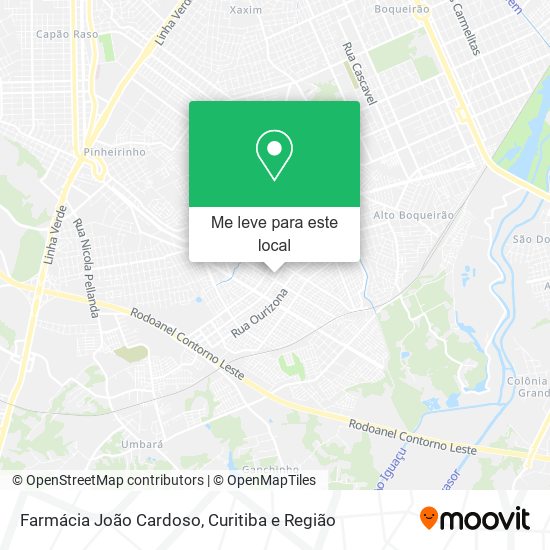 Farmácia João Cardoso mapa
