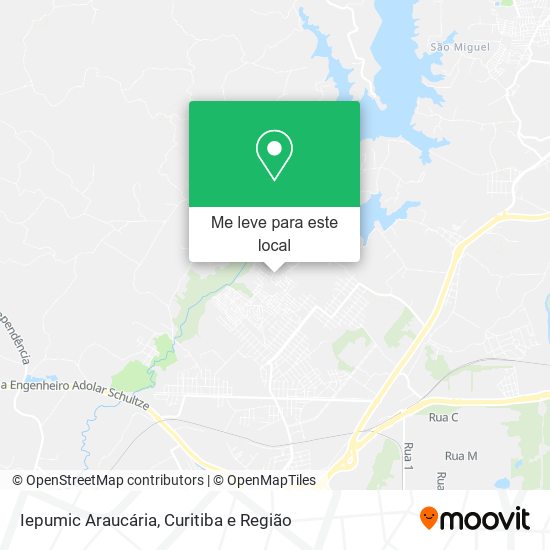 Iepumic Araucária mapa