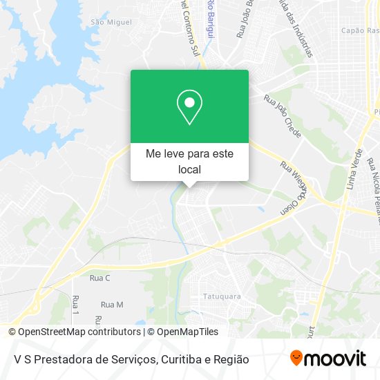 V S Prestadora de Serviços mapa
