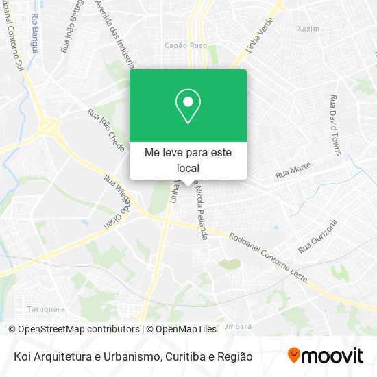 Koi Arquitetura e Urbanismo mapa