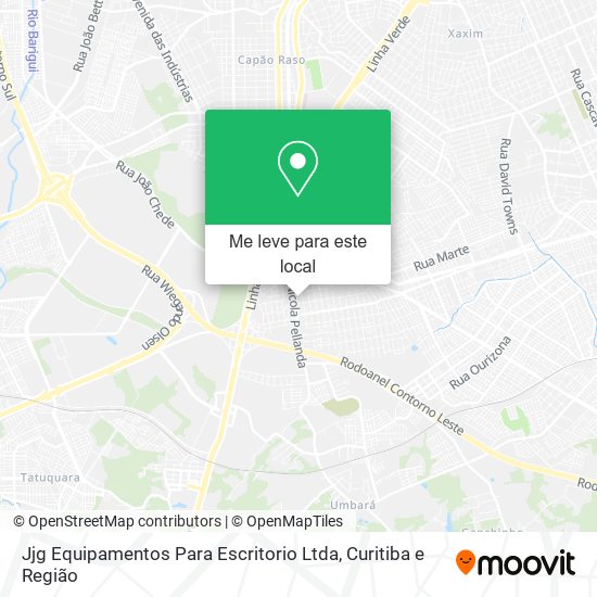 Jjg Equipamentos Para Escritorio Ltda mapa