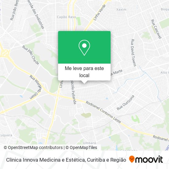 Clínica Innova Medicina e Estética mapa