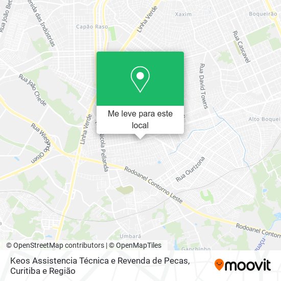 Keos Assistencia Técnica e Revenda de Pecas mapa