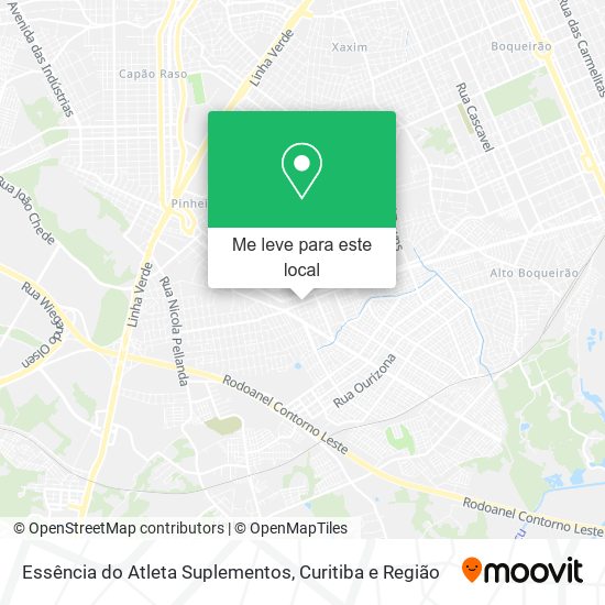 Essência do Atleta Suplementos mapa