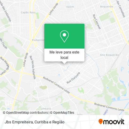 Jbs Empreiteira mapa
