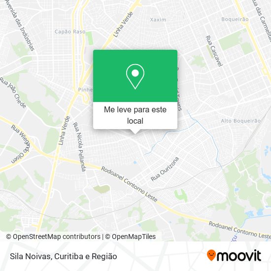 Sila Noivas mapa