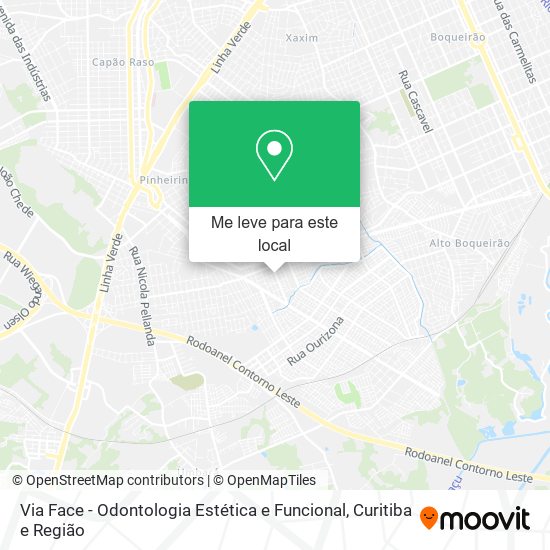 Via Face - Odontologia Estética e Funcional mapa