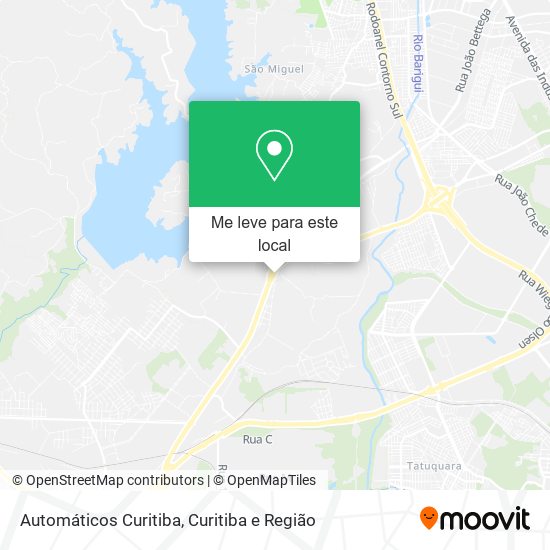 Automáticos Curitiba mapa