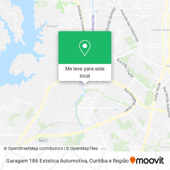 Garagem 186 Estetica Automotiva mapa