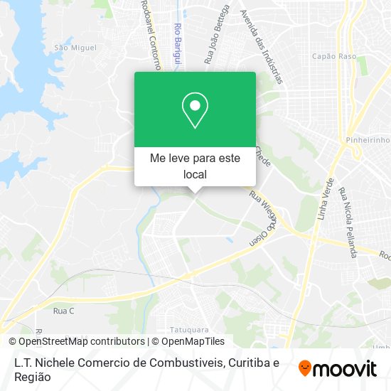 L.T. Nichele Comercio de Combustiveis mapa