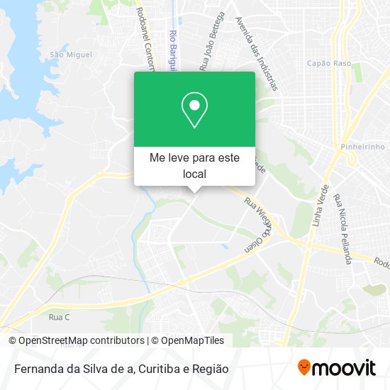 Fernanda da Silva de a mapa