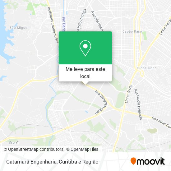 Catamarã Engenharia mapa