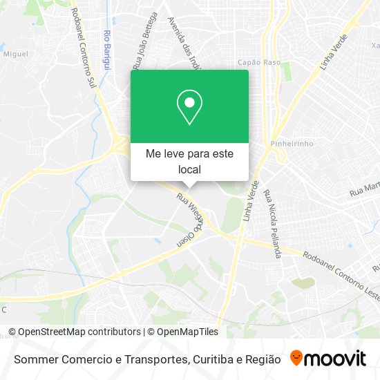 Sommer Comercio e Transportes mapa