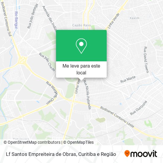 Lf Santos Empreiteira de Obras mapa