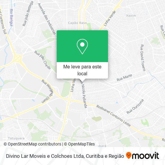 Divino Lar Moveis e Colchoes Ltda mapa