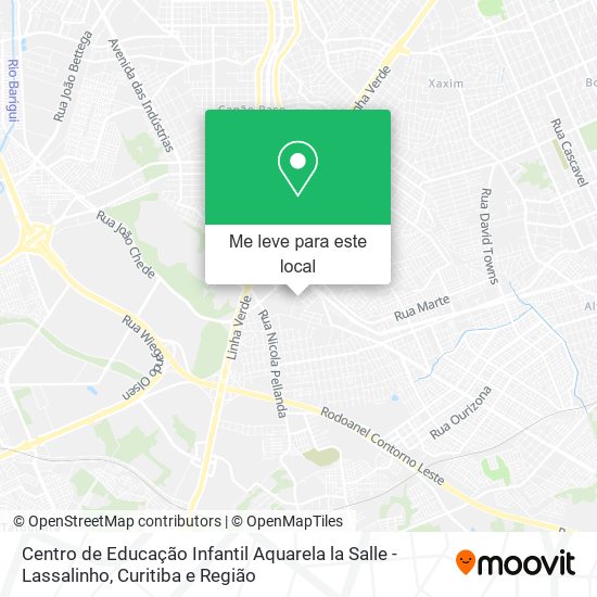 Centro de Educação Infantil Aquarela la Salle - Lassalinho mapa