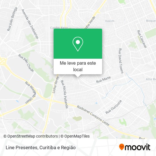 Line Presentes mapa