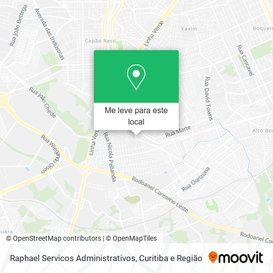 Raphael Servicos Administrativos mapa