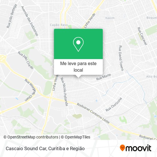 Cascaio Sound Car mapa