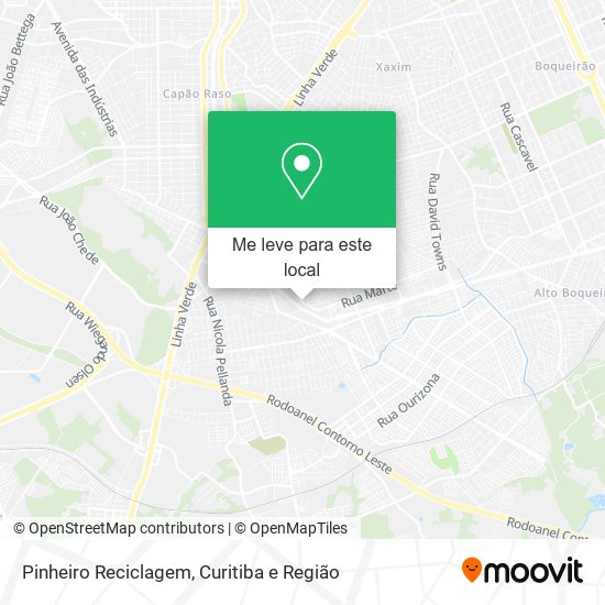 Pinheiro Reciclagem mapa